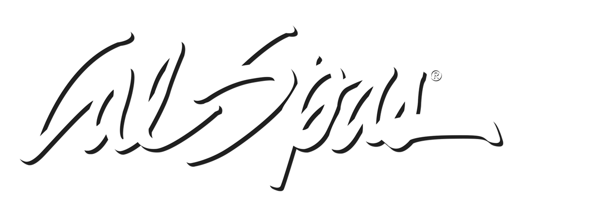 Calspas White logo hot tubs spas for sale Chesapeake